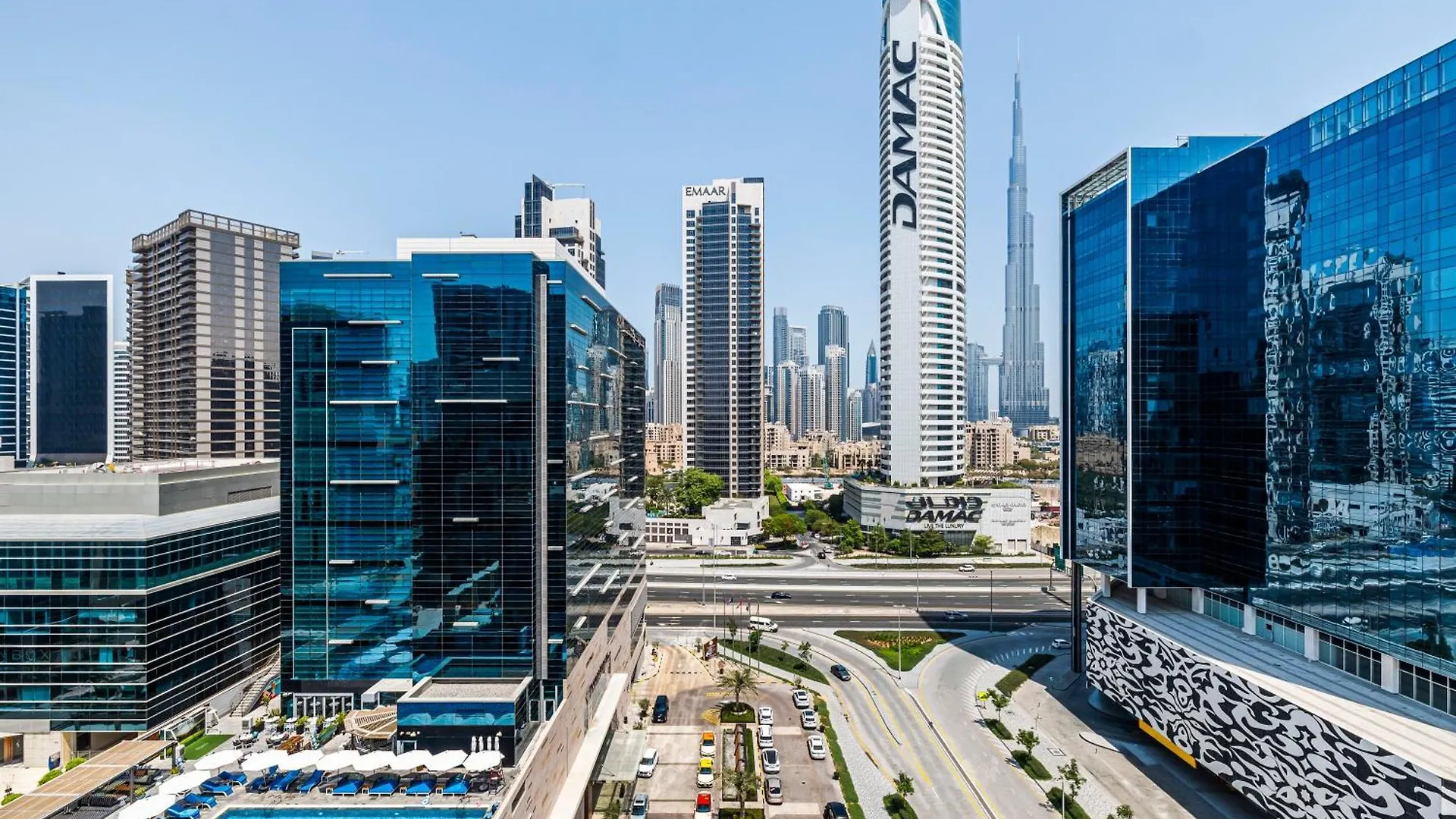 1Br With Burj Khalifa View Bay Square Business Bay Apartment Dubai